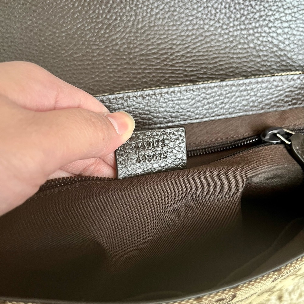 ❌ SOLD❌ NWT Gucci GG Guccissima Messenger Bag - Picture 12 of 13